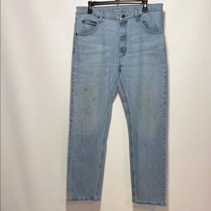 Wrangler Men's Light Blue Straight Jeans